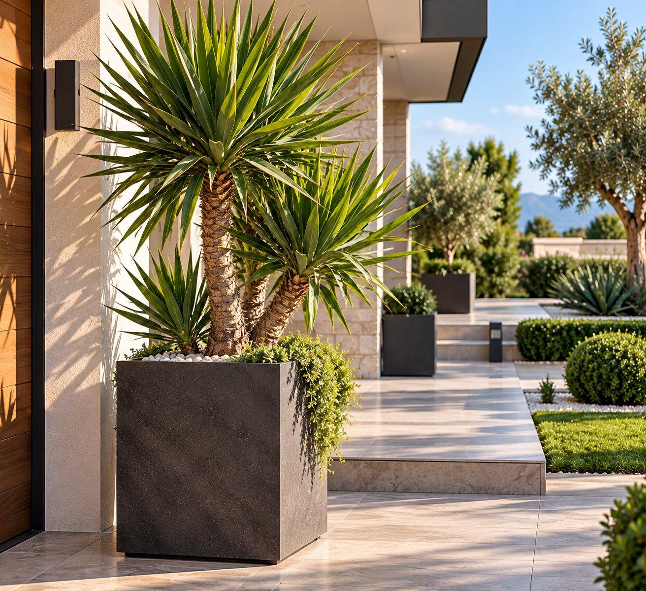 Yucca u ukrasnoj tegli — Le Papillon