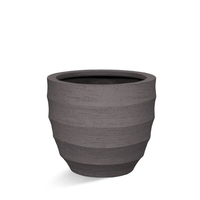 Bordo New Egg Pot Ash Brown — dizajnerska ukrasna tegla, Le Papillon